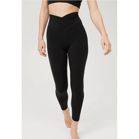 aerie Pants - Women's Offline Aerie Real Me High Waisted Crossover Legging Medium True Black